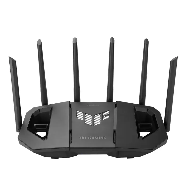 ASUS TUF Gaming BE9400 Expandable Tri-Band WiFi 7 802.11be Gaming Router Quad 2.5G Ports 3-Step Port Forwarding