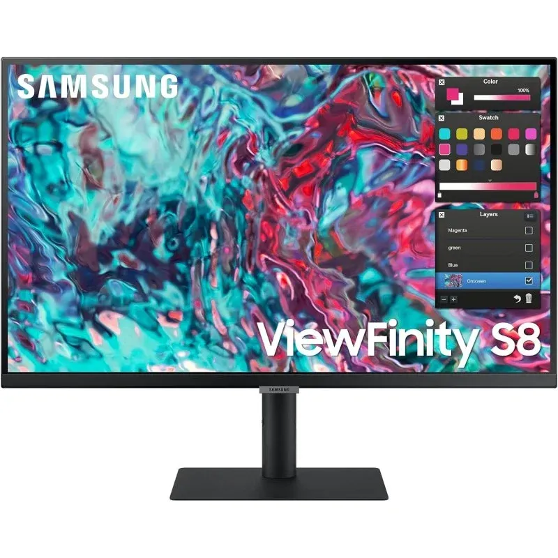 Monitor Samsung ViewFinity S8 LS27B800TGUXEN 27" LED IPS UltraHD 4K Thunderbolt 4