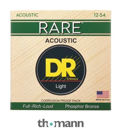 DR Strings Rare Acoustic RPM-12