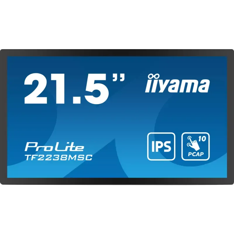Monitor IIYAMA - 21.5" Full HD IPS / 600 cd/m² / 5ms - ProLite TF2238MSC-B1