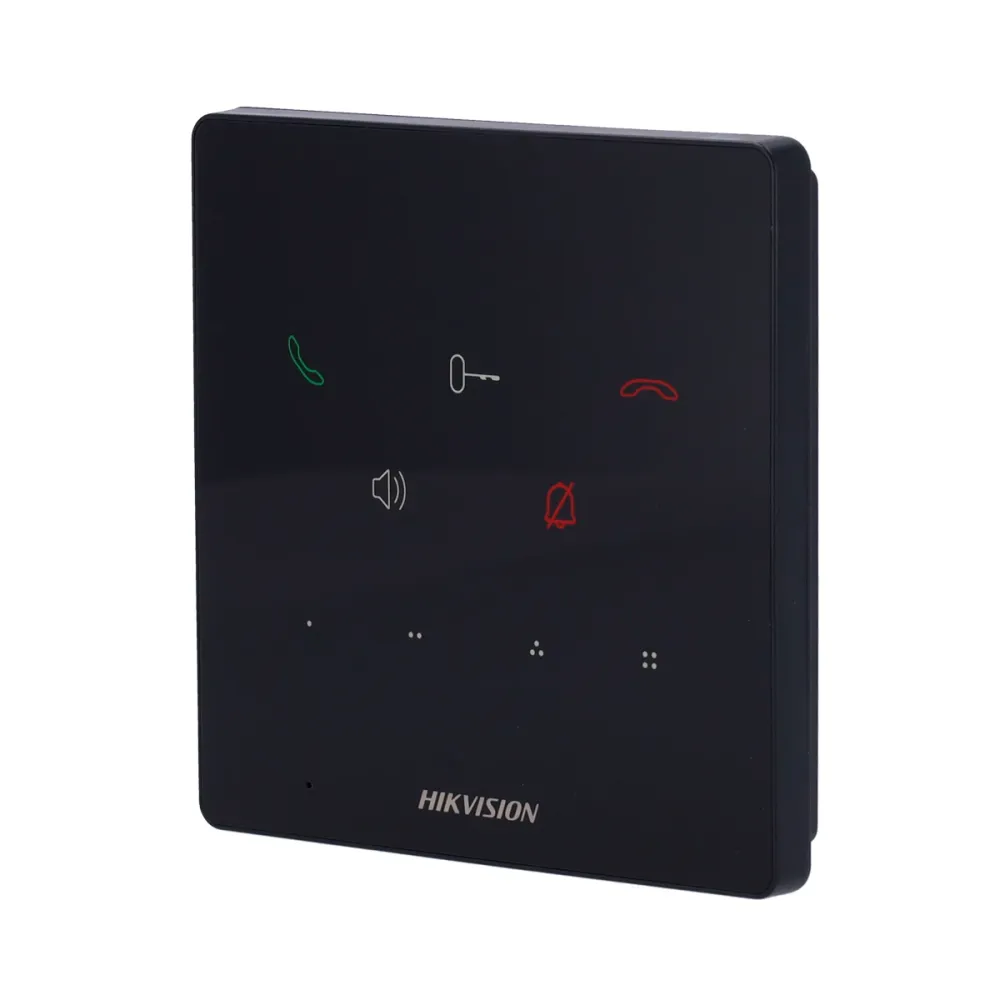 Intercomunicador IP Hikvision KH6 PoE 9 Botões Táteis Superfície
