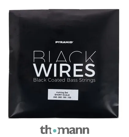 Pyramid C828S Short Scale Black Wires