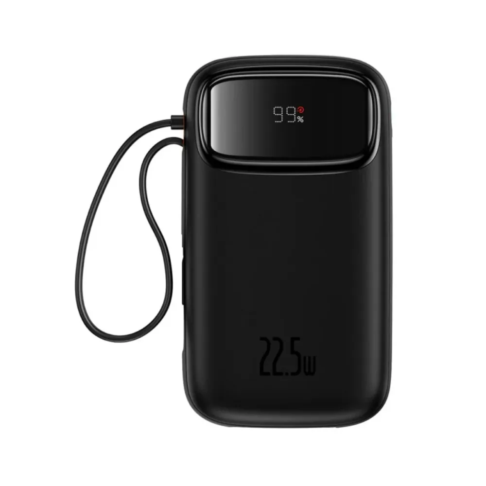 Powerbank Baseus Qpow2 10000mAh 22.5W Preta