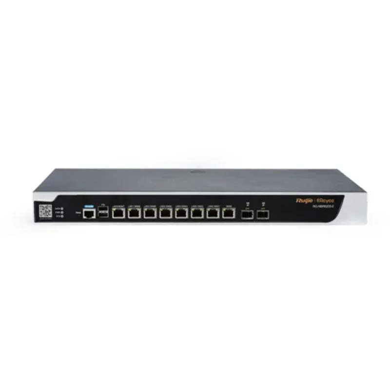 Router Ruijie Networks RG-NBR6205-E Ethernet Gigabit 10/100/1000 Mbps IPSec OSPFv3 Preto