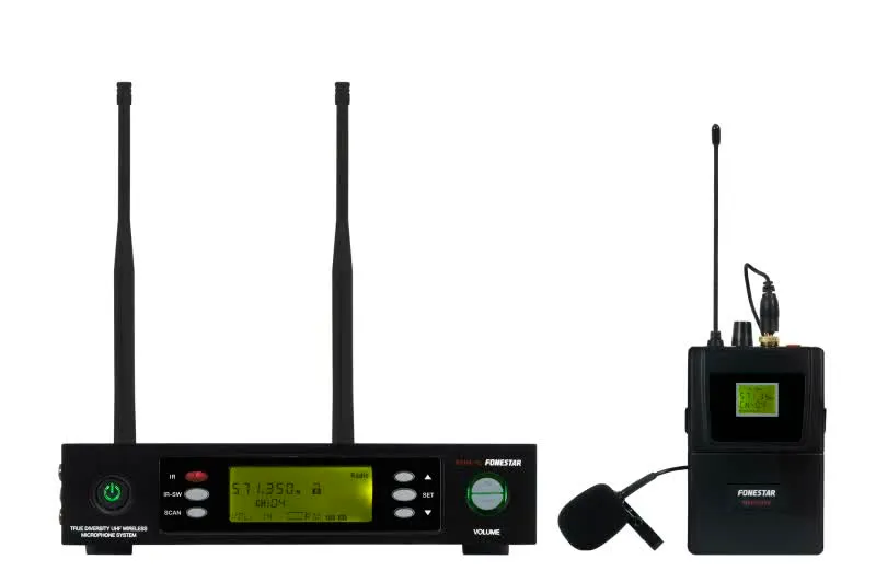 Microfone Sem Fios Portátil UHF - MSH-883-631