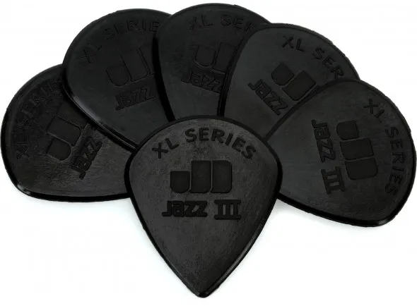 Dunlop Jazz III XL 1.38mm Black Stiffo 6-Pack