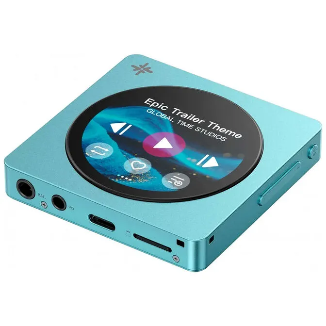 Leitor áudio Retro Hi-Res FiiO Snowsky DISC Azul