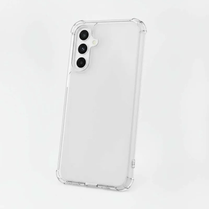 Funda para móvel Reforçada Transparente Silicone TPU Esquinas Elevadas para Samsung Galaxy S24 FE
