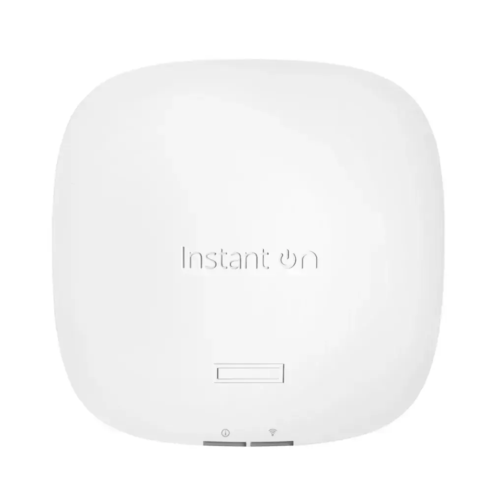 Access Point HPE Aruba Instant On AP22 WiFi 6 Dual-Band Gigabit Ceiling/Wall Mount Branco + Adaptador de Corrente