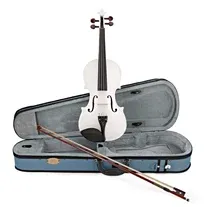 Violino 4/4 Stentor Harlequin Branco Metalizado
