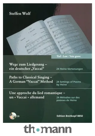 Breitkopf & Härtel Wege zum Liedgesang Tief
