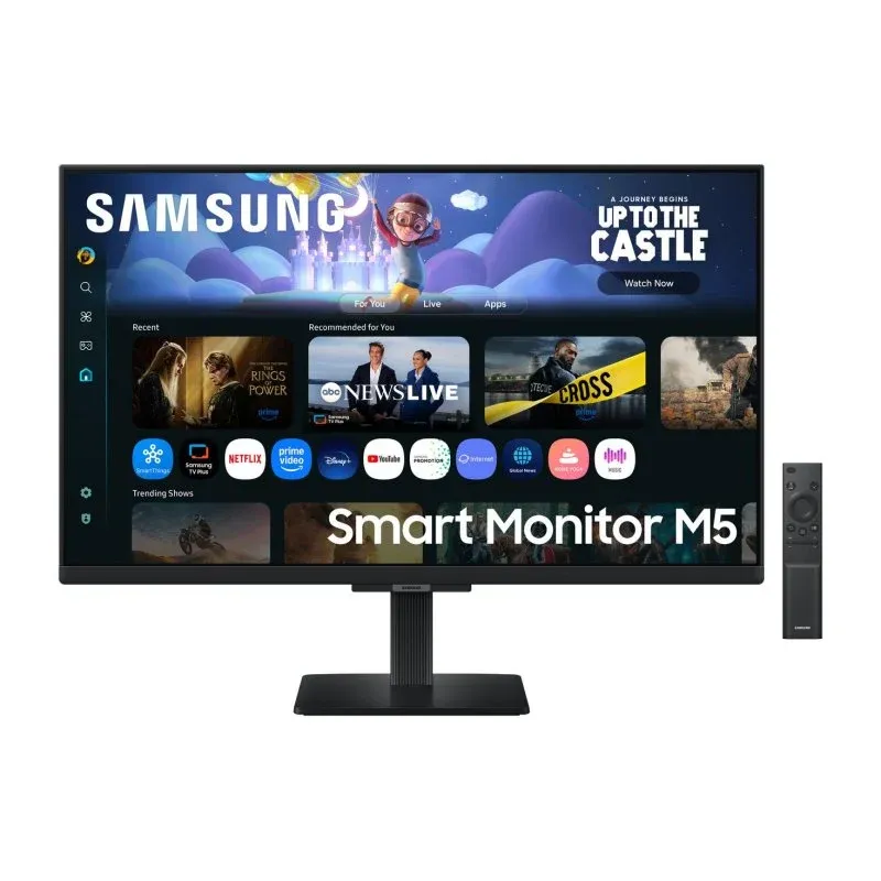 Samsung M50F Smart Monitor 27" FullHD 60Hz IPS HDR10 com Altifalantes, WiFi e Bluetooth