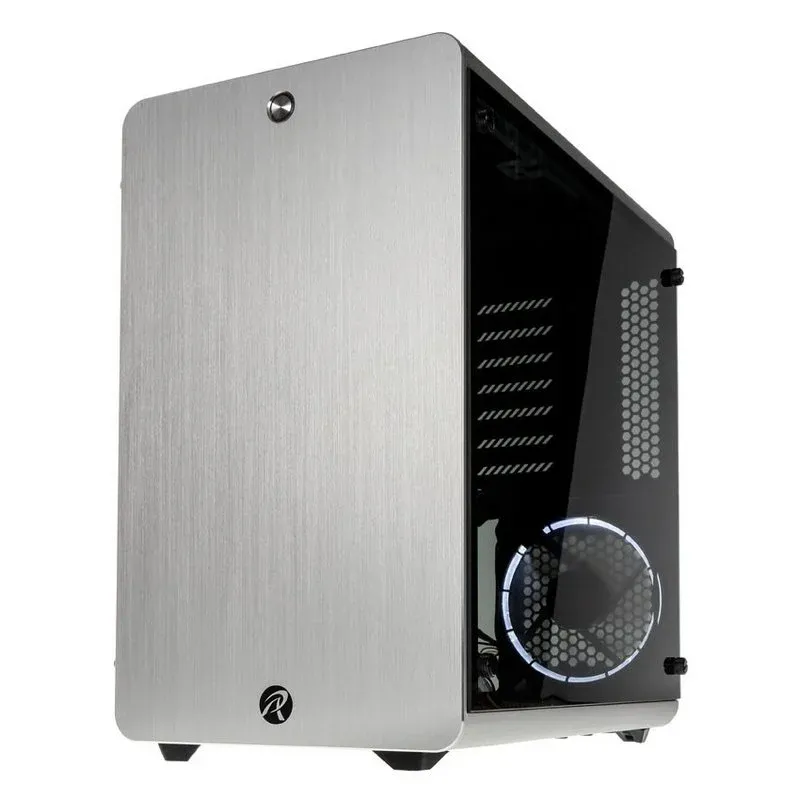 Caixa de Computador Raijintek Thetis Window Vidro Temperado USB 3.0 Prateada