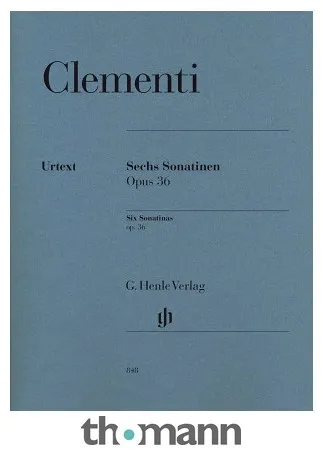 Henle Verlag Clementi Sechs Sonatinen