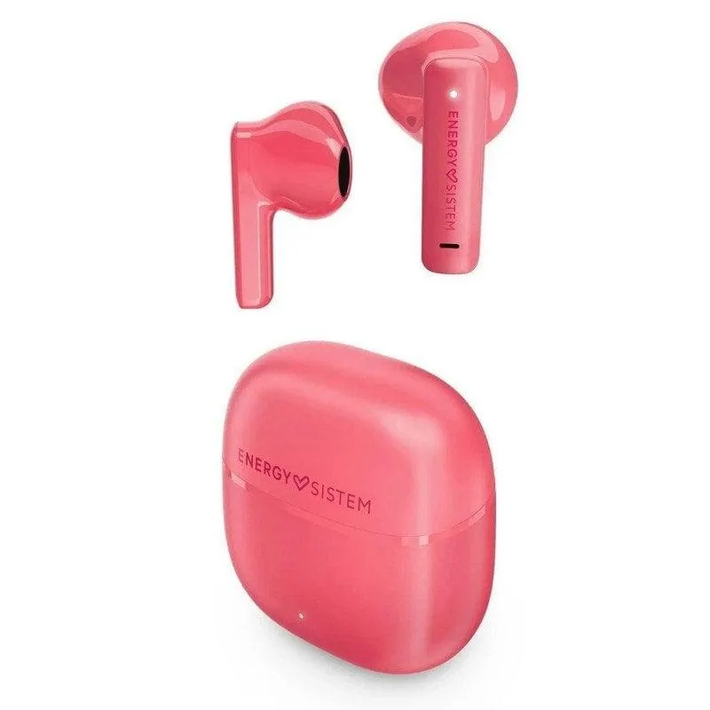 Auriculares Energy Sistem StreetMusic Inalámbricos Bluetooth True Wireless com Assistente de Voz Rosa
