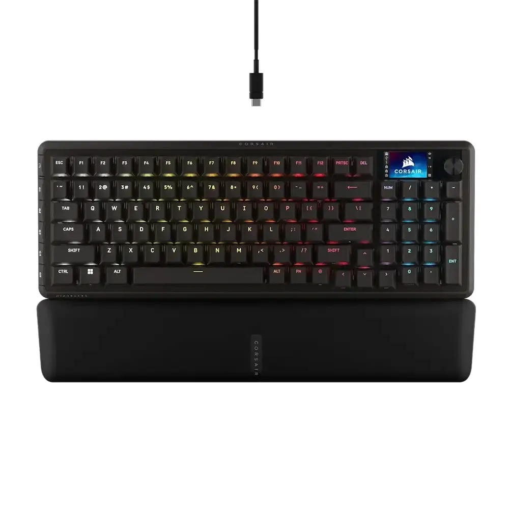Teclado Mecânico Corsair Vanguard 96 RGB MLX Plasma Switches US Preto