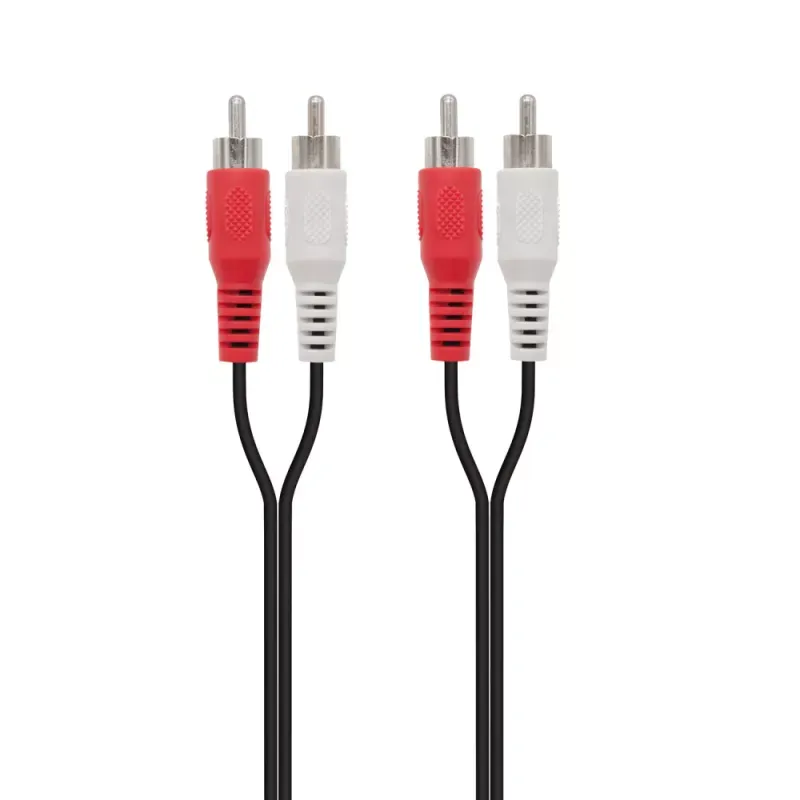Cabo Áudio, 2 x RCA M - 2 x RCA M, 1.5m - válido p unid pré estabelecidas até 28 de novembro ou fim de stock