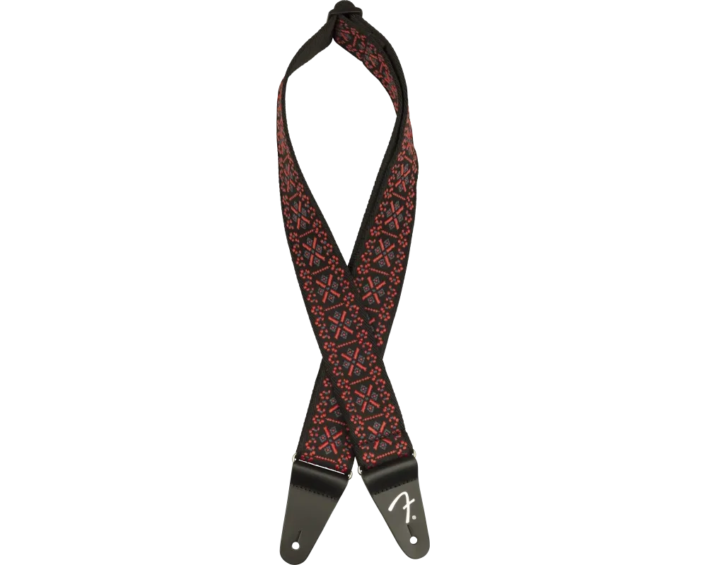 Fender Pasadena Woven strap, Lattice Red