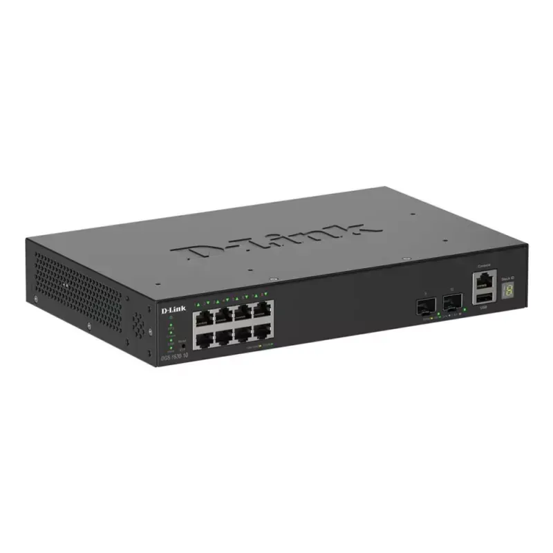 8 Ports GE + 2 Ports 10G SFP+ Smart Pro Stackable Managed Switch