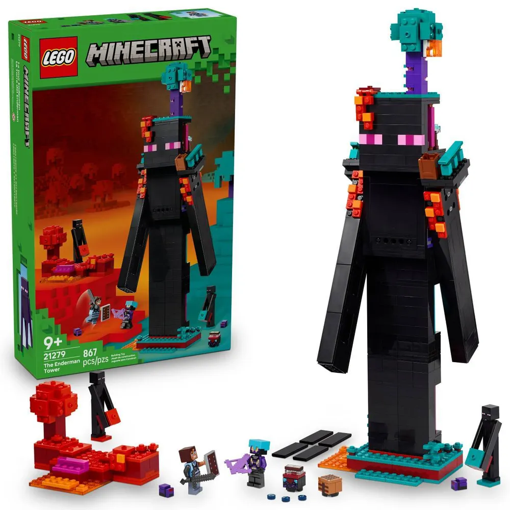 LEGO Minecraft: A Torre do Enderman | Idades 9+ | 867 Peças | Item 21279