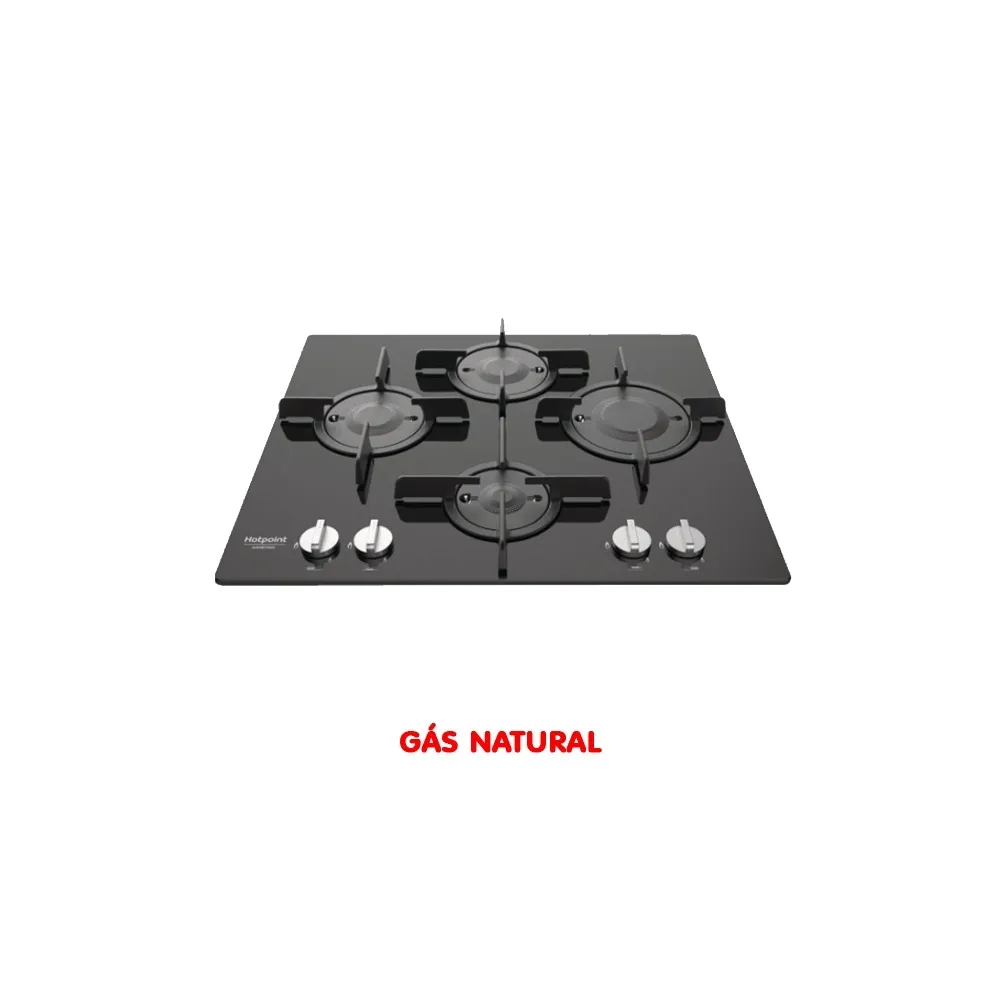 Placa a Gás Hotpoint FTGHG641D/HA 7800W Preto