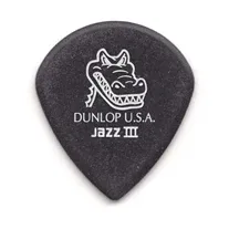 Palhetas Jim Dunlop Gator Grip Jazz III 6 un