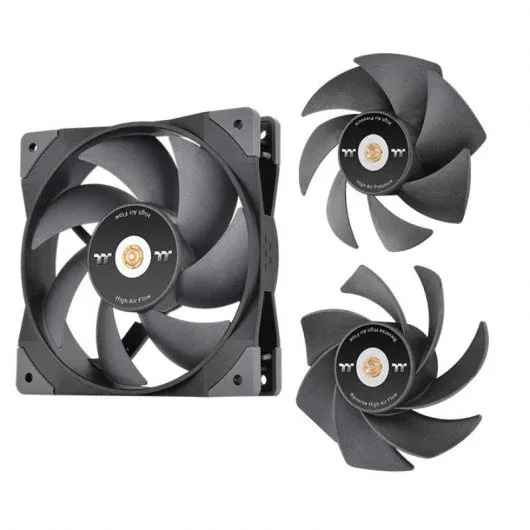 Ventoinhas Thermaltake SWAFAN GT12 Pack de 3 120mm Pretas