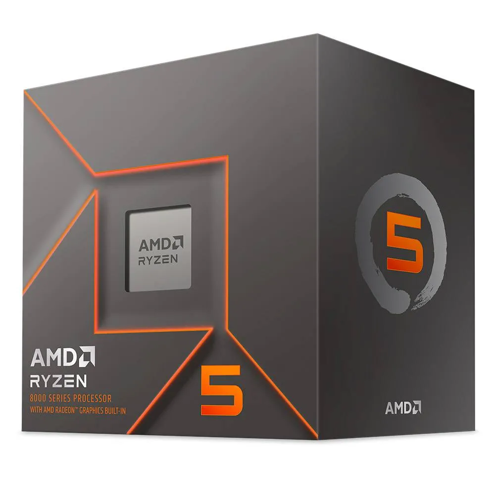 Processador AMD Ryzen 5 8500G Zen 4 6-Core 3.5GHz c/ Turbo 5.0GHz 22MB Cache SktAM5