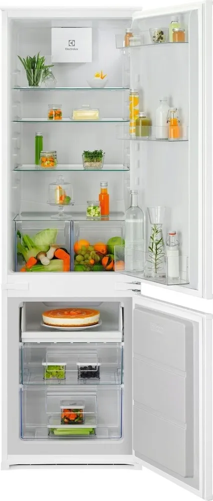 Frigorífico Combinado de Encastre ELECTROLUX KNA6DE18S (Estático - 177,2 cm - 269 L - Branco)