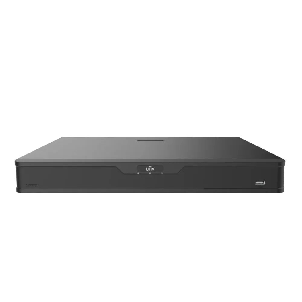 Gravador NVR Uniview Easy 8 Canais IP PoE Preto - UV-NVR302-08B-P8-IQ