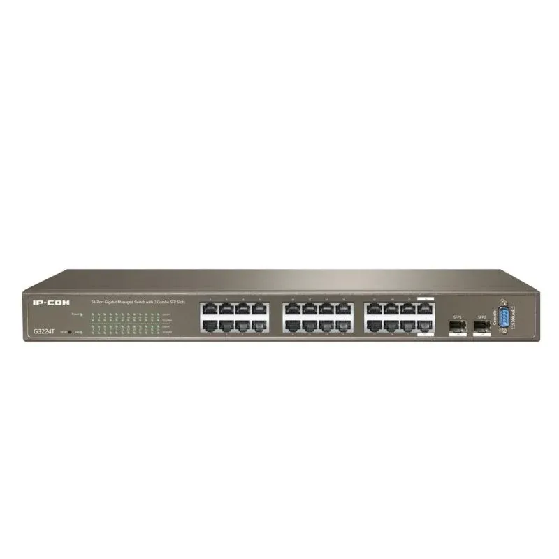 Switch IP-COM G3224T 24 portos Gigabit Ethernet L2 não gerido rack