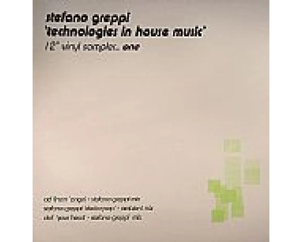 Stefano Greppi - Technologies in House Music (Pt.1)