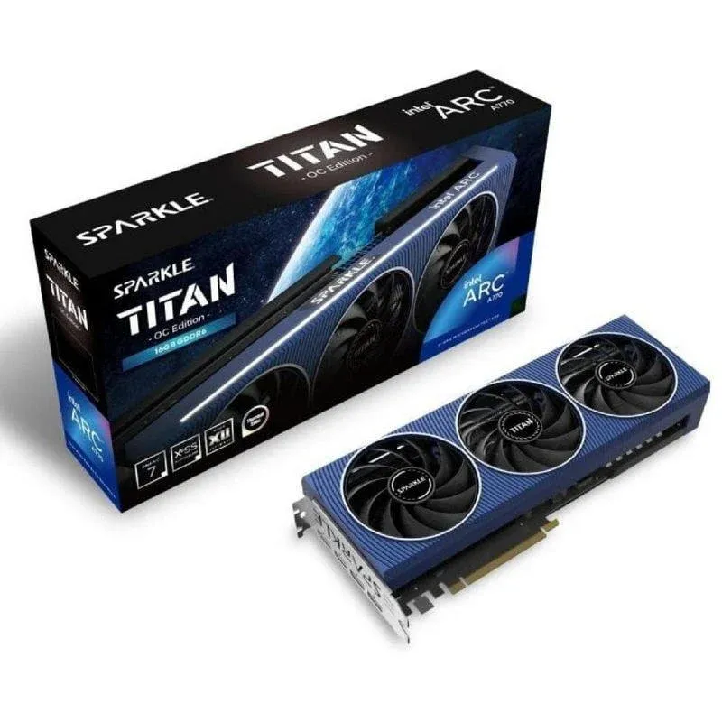 Placa Gráfica Sparkle Intel Arc A770 TITAN OC Edition 16GB GDDR6