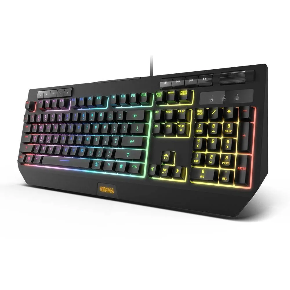 Teclado Mecânico Híbrido Krom Kuma RGB PT