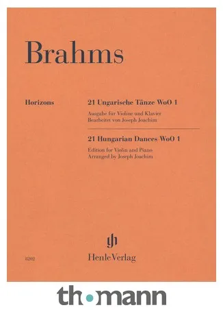 Henle Verlag Brahms 21 Ungarische Tänze