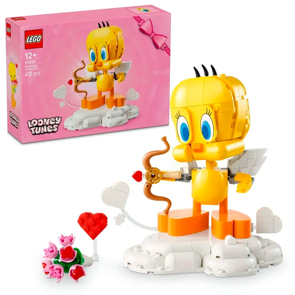 LEGO Iconic: Pássaro Tweety Adorável | Idades 12+ | 412 Peças | Item 40824