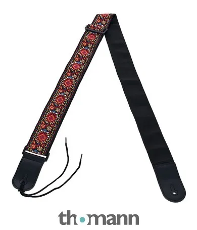 Richter Guitar Strap Ret. Jacqu. Red