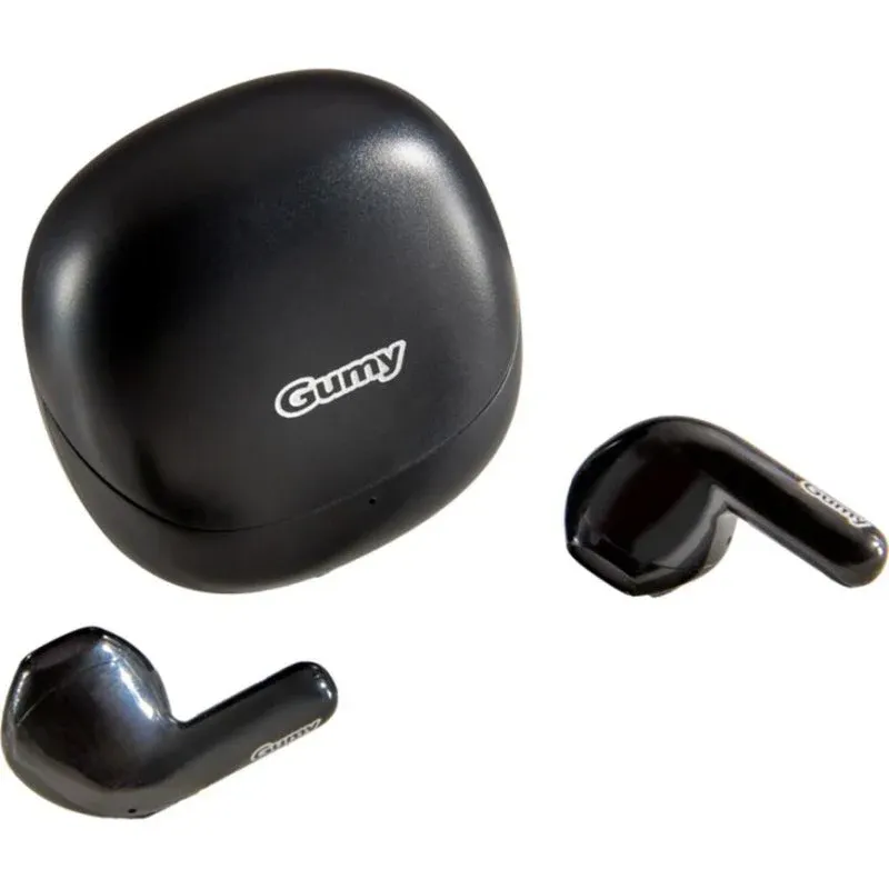 Auriculares JVC GUMY sem fios Bluetooth para música com controlo tátil e proteção IPX4 preto
