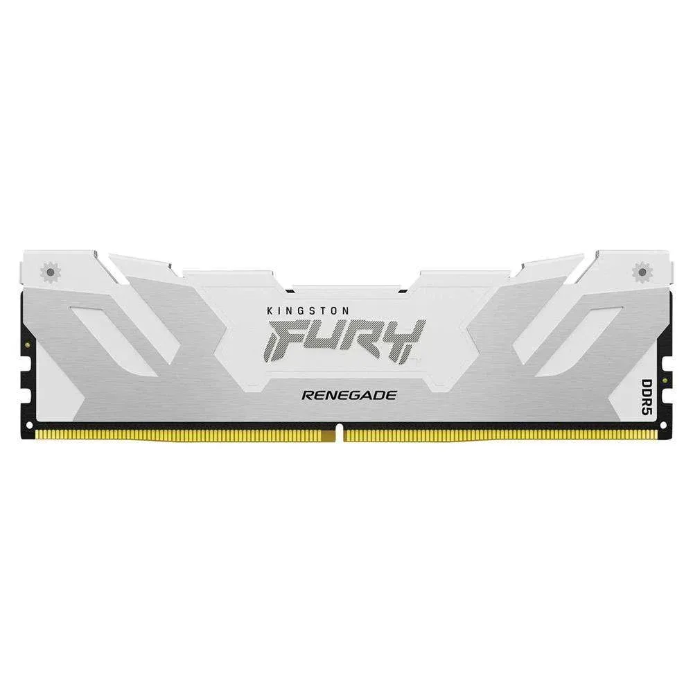 Memória RAM Kingston Fury Renegade White 16GB (1x16GB) DDR5 6000MHz CL32 Branca