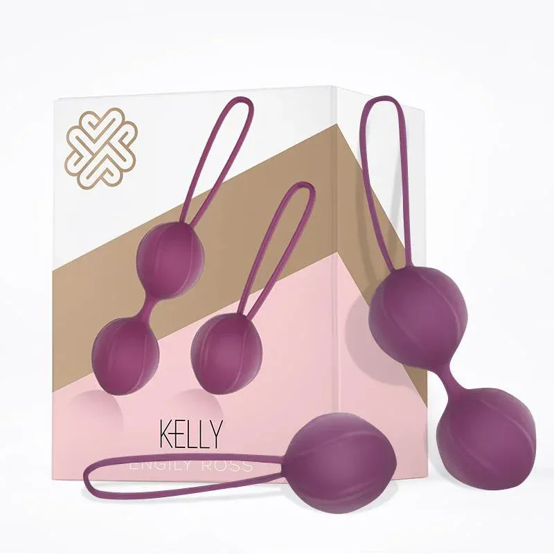 Kelly Bolas Kegel Silicone Roxo