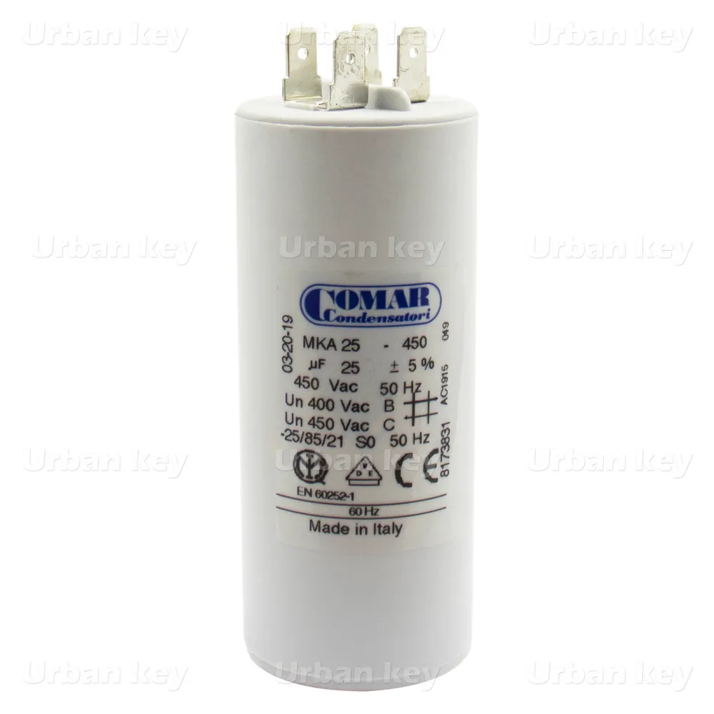 Condensador De Arranque Com Terminais Comar - COND25TUK