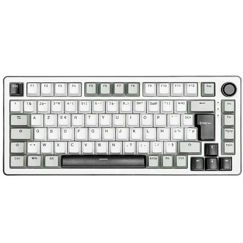 Teclado The G-Lab Keyz Elite 300 compacto TKL sem fios com RGB AZERTY Francês