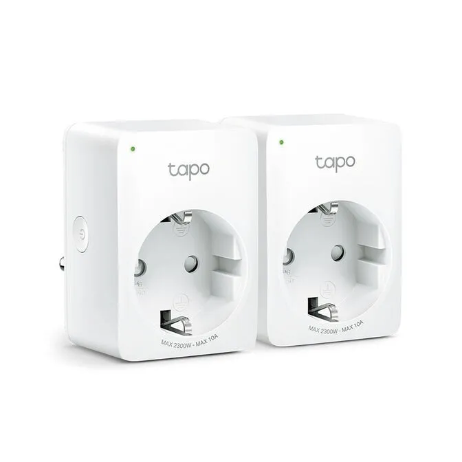 Tomada Inteligente TP-Link Tapo P100 Wi-Fi (2 Pack)