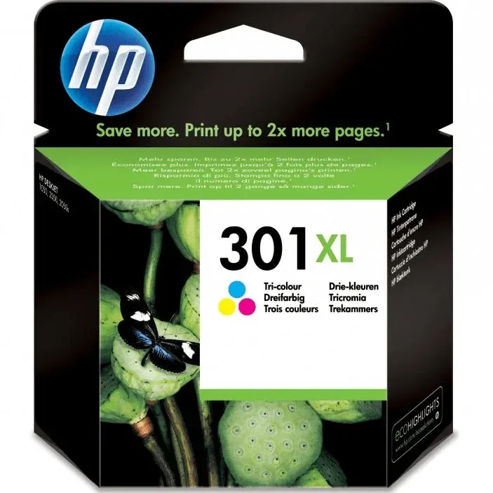 Tinteiro 301XL CH564EE Tricolor HP