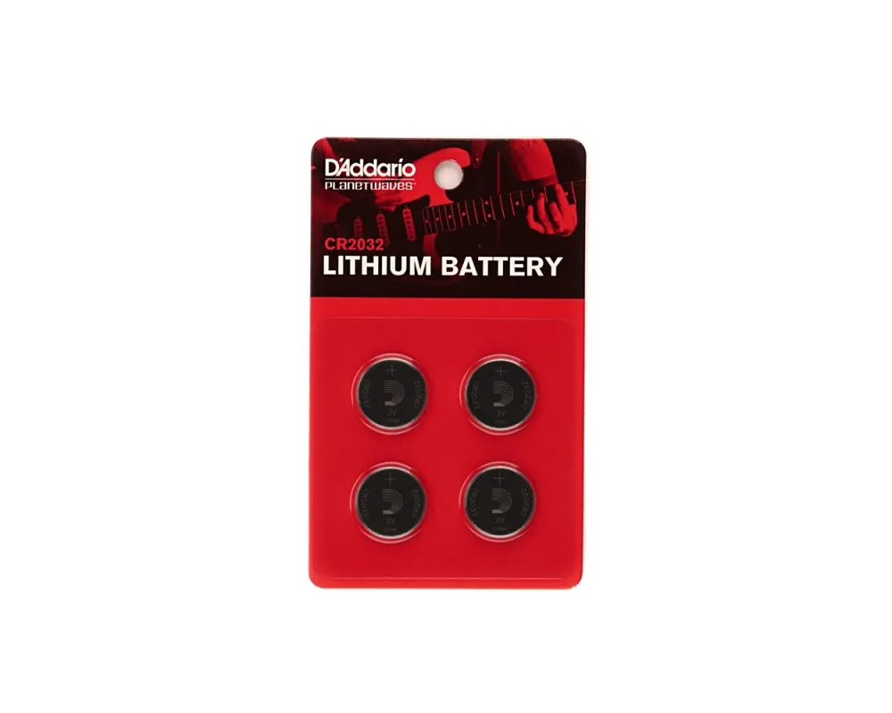 Daddario PACK 4 PILHAS CR2032
