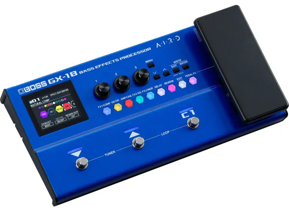 BOSS GX-1B BASS MULTI-EFFECTS Visor a Cores NEW!
