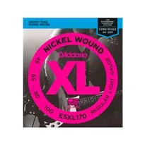 Jogo Cordas Baixo Elétrico D'Addario ESXL170 Double Ball End 045-100