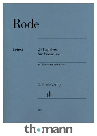 Henle Verlag Rode 24 Caprices Violin