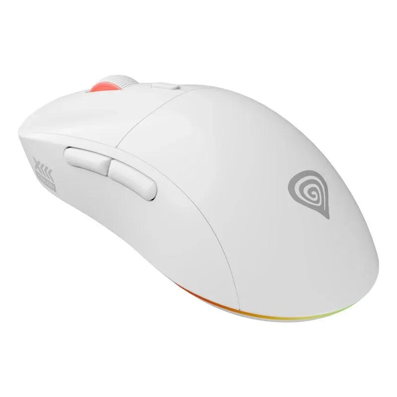 Rato Gaming GENESIS Zircon XIII Wireless, 26000 DPI, 7 Botões, Branco, Ambidestro