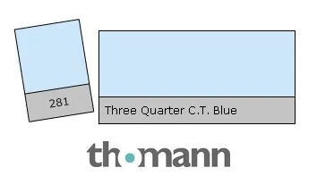 Lee Filter Roll 281 3 Qu.C.T.Blue